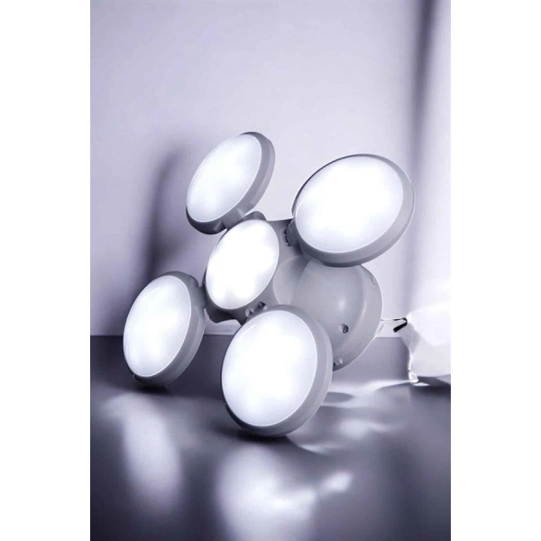 Güneş Enerjili Solar Aydınlatma Kamp Çadır Lambası Şarjlı Ampül Led Şarjlı El Feneri Işıldak