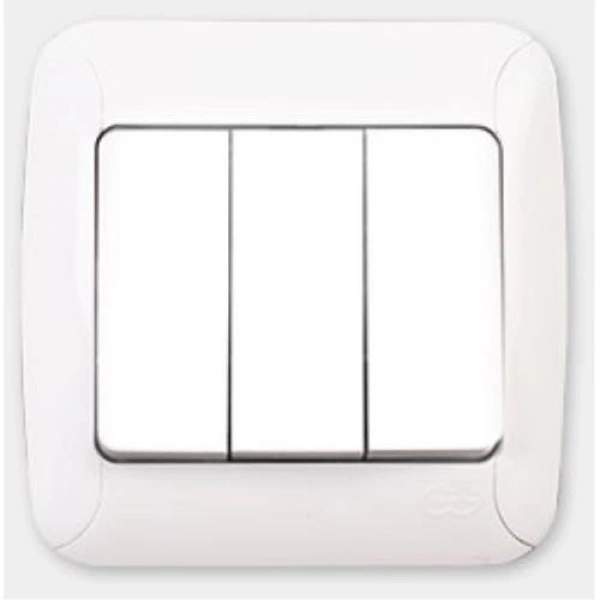 Günsan Fantasy Üçlü Anahtar Beyaz Renk