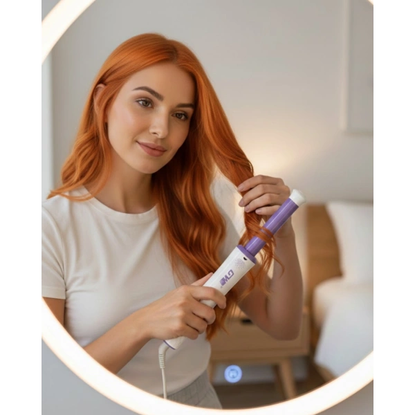 GW 32mm Döner Başlıklı Saç Kıvırma Makinesi – Her An Her Yerde Profesyonel Şekillendirme