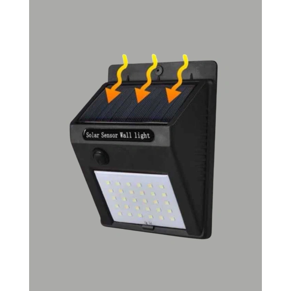 Hareket Sensörlü Güneş Enerjili Dış Mekan LED Lamba 100/144 LED