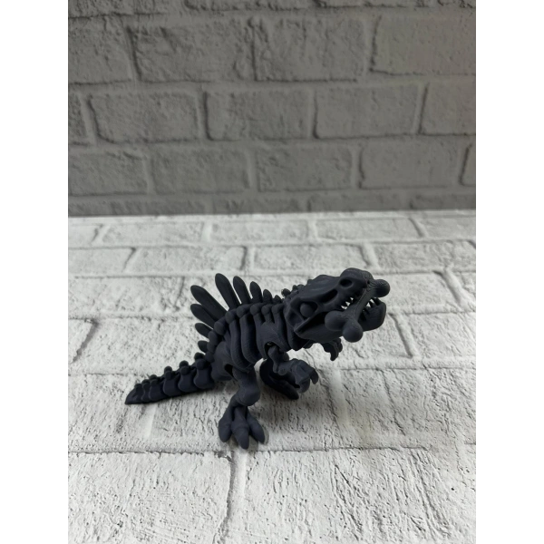 Hareketli Dinazor Figürü Dekoratif Oyuncak – Siyah Tasarım