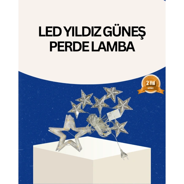 İç Mekan Uyumlu Yıldız Peri Led Perde 3x3 Metre