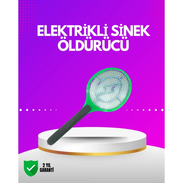 İç ve Dış Mekan Elektrikli Sinek Öldürücü | Hafif ve Ergonomik Tasarım