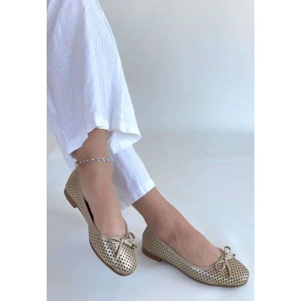 Icar Bej Cilt Babet Ayakkabı