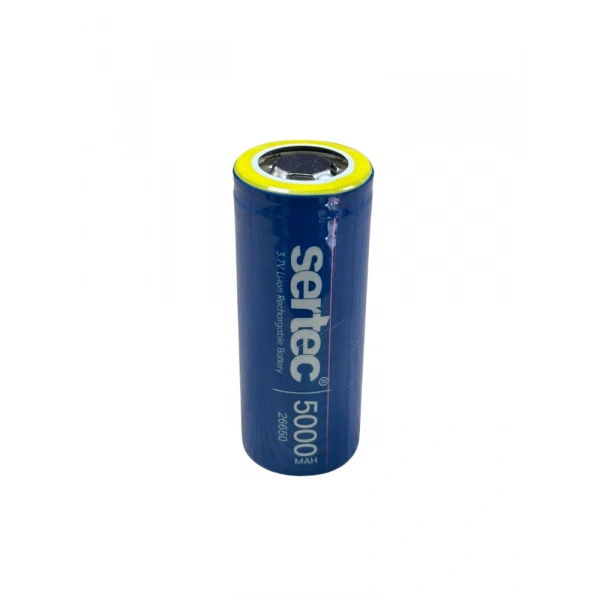 Sertec ICR26650 Li-Ion 3.7V 5000mAh 3C Şarjlı Pil