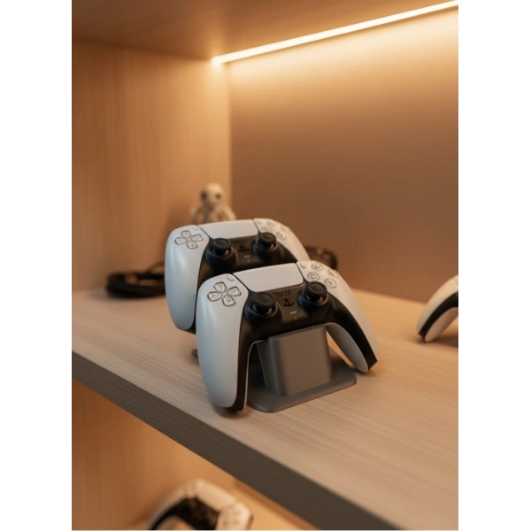 İkili Gamepad Tutucu Antrasit 7x18 cm Oyun Aksesuarı