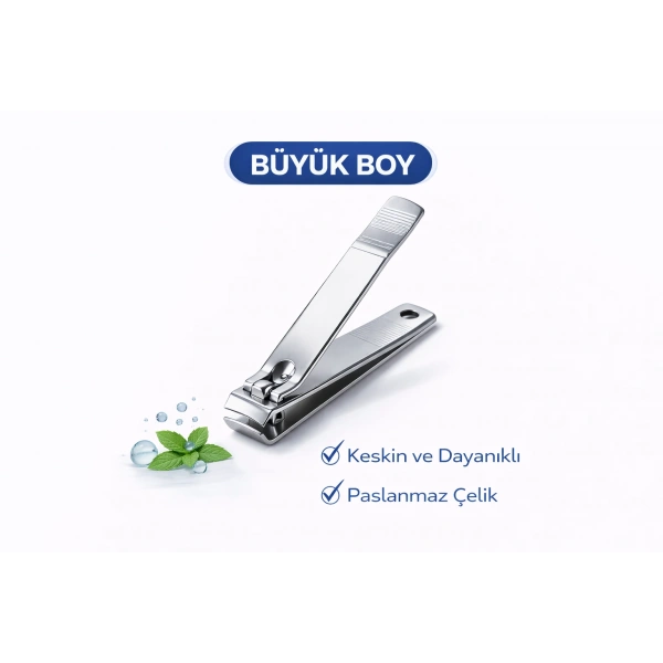 İMA Büyük Boy Tırnak Makası Profesyonel Nail Clipper 1 Adet