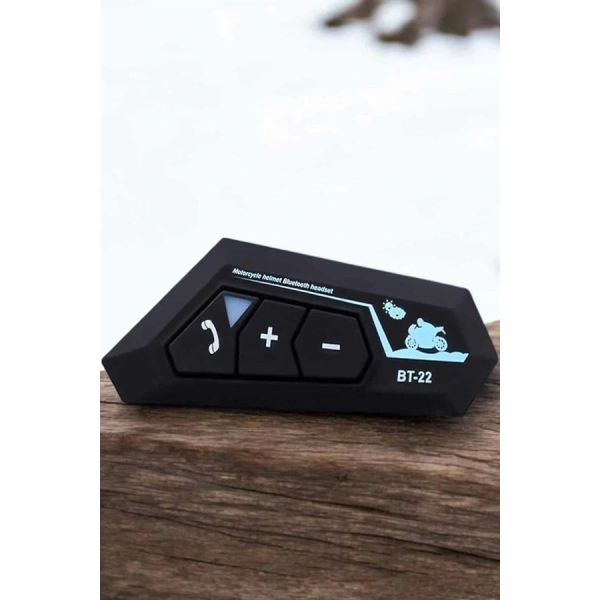 İnterkom Intercom Kask Kulaklık Bt22 Bluetooth Motosiklet Kulaklık 5.0 Bluetooth