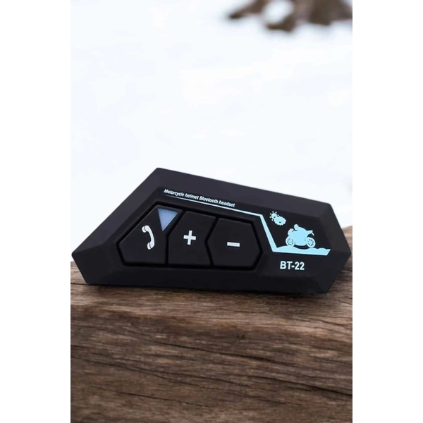 İnterkom Intercom Kask Kulaklık Bt22 Bluetooth Motosiklet Kulaklık 5.0 Bluetooth