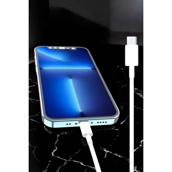 Iphone Uyumlu İOS Uyumlu Lightning Hızlı Şarj Tye C Lightning Şarj Kablosu
