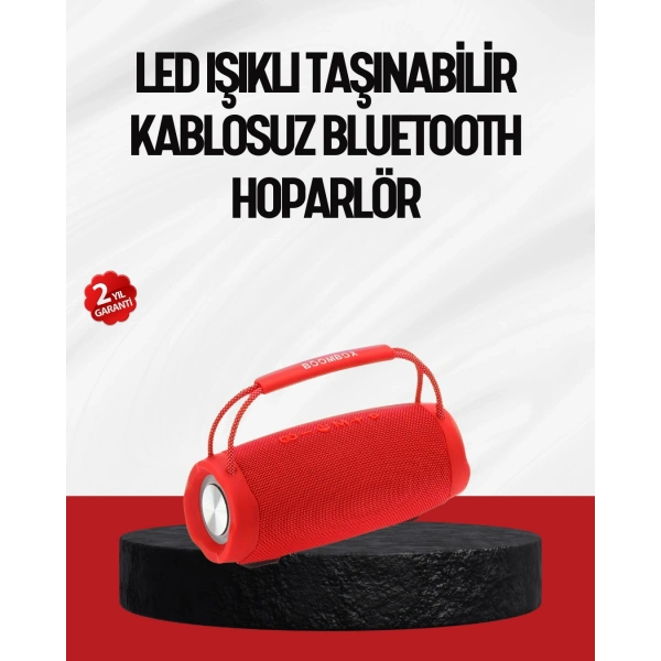 IPX6 Su Geçirmez Bluetooth 5.1 Taşınabilir Hoparlör Çift 10W