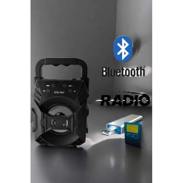 Işıklı Bluetooth Hoparlör Müzik ve Renkli Işık Taşınabiilir