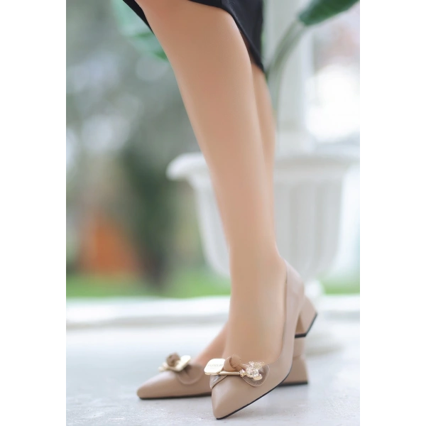 Jies Bej Topuklu Ayakkabı