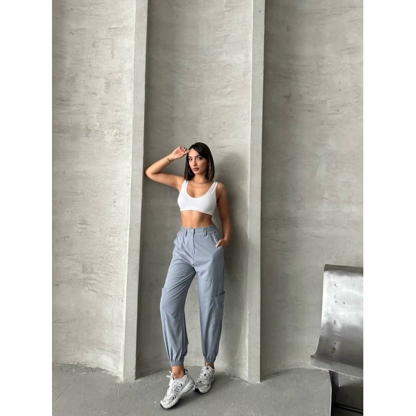 Jogger lastik paça pantolon