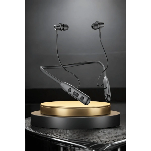 Kablolu Bluetooth Kulaklık Boyun Bantlı ANC Özelliği Yüksek Ses Kaliteli 100 saat