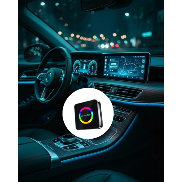 Kablosuz Android Auto CarPlay Destekli Araç Multimedya Adaptörü