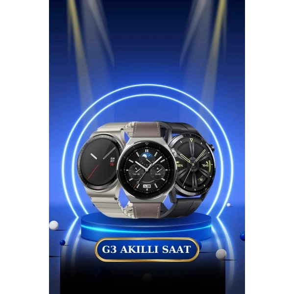 Kablosuz Bluetooth Bağlantılı Kulaklık ve Dokunmatik Ekran Akıllı Saat Arama Cevaplama