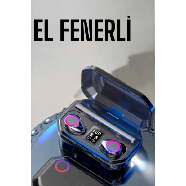 Kablosuz Bluetooth Kulaklık Dijital Göstergeli Uzun Pil Ömrü