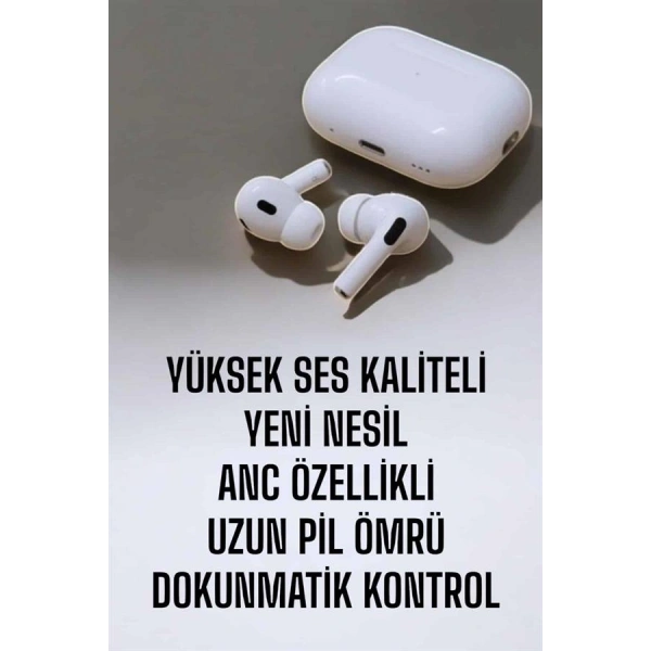 Kablosuz Bluetooth Kulaklık Gürültü Önleme, Su Geçirmez, Mikrofonlu