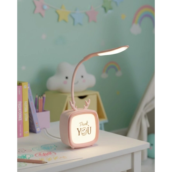 Kablosuz LED Masa ve Gece Lambası Dekoratif Şarjlı Tasarım