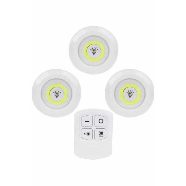 Kablosuz Pilli Işıldak  Masa Lambası Mutfak Tezgah Altı Banyo Dolabı Dolap İçi