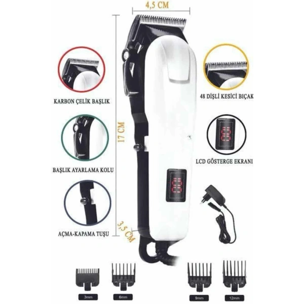 Kablosuz Saç Kesme Makinesi  Epilasyon Öncesi Kısaltma Makinesi