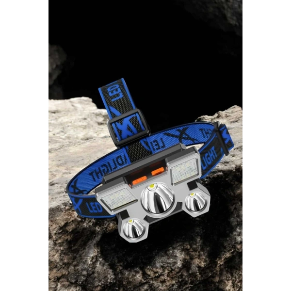 Kafa Lambası Hafif ve Esnek Çift Anahtarlı Far Led Işık