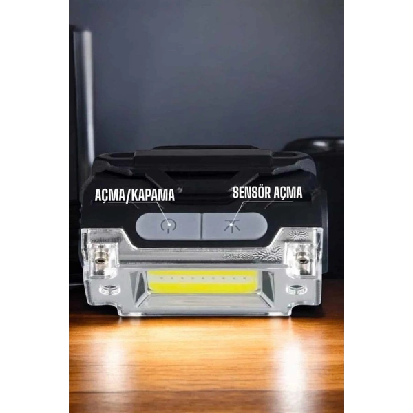 Kafa Lambası Kamp Feneri Balıkçı Feneri Başlıklı Suya Dayanıklı