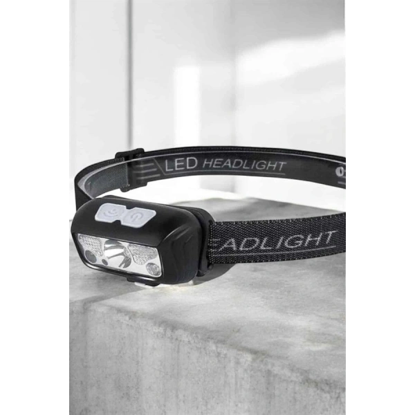 Kafa Lambası Kamp Lambası Sensörlü Şarjlı Ayarlanabilir