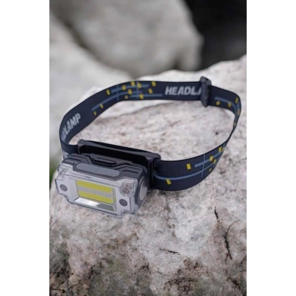 Kafa Lambası Led Fener Pratik Taşınabilir Ayarlanabilir USB Şarjlı