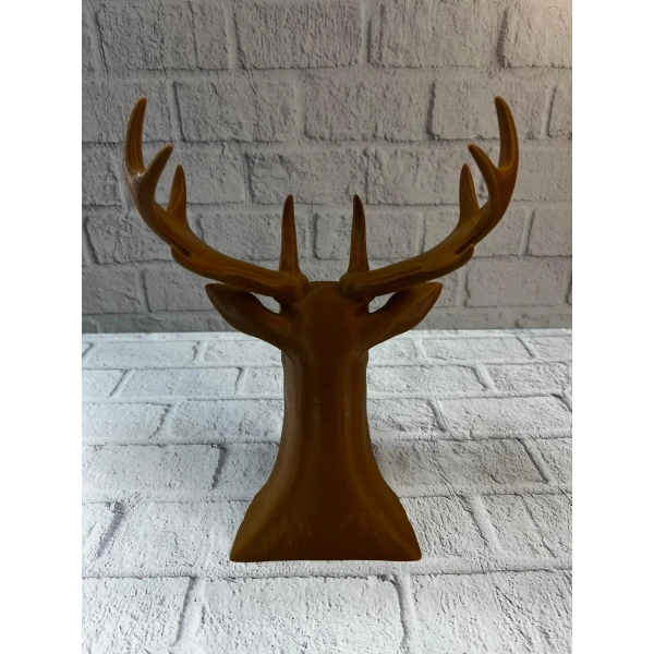 Kahverengi Geyik Biblo 23 cm Dekoratif Şık Tasarım