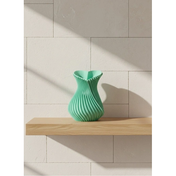 KALPLİ VAZO TURKUAZ