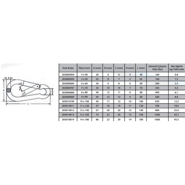 Karabina Yaylı 6 mm ( 5 Adet )