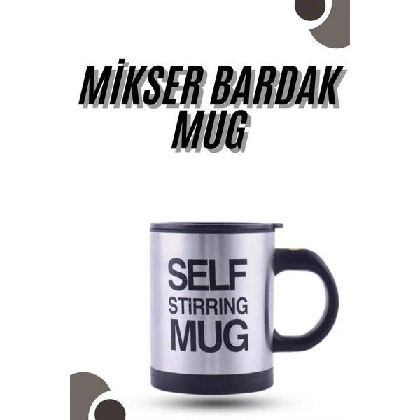 Karıştırıcı Özellikli Mikser Kupa Bardak Kompakt Taşınabilir Mug