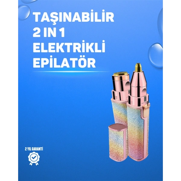 Kaş ve Yüz Epilation Aleti – Kolay Kullanımlı, Portatif Shaver USB Şarjlı