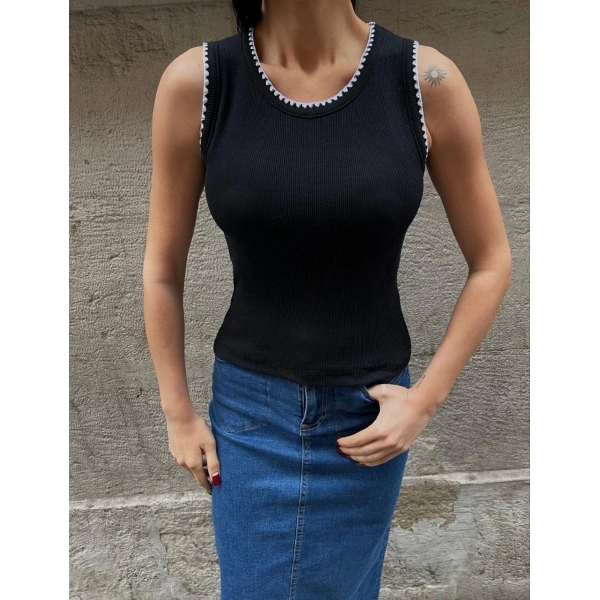 Kaşkorse kumaş bluz