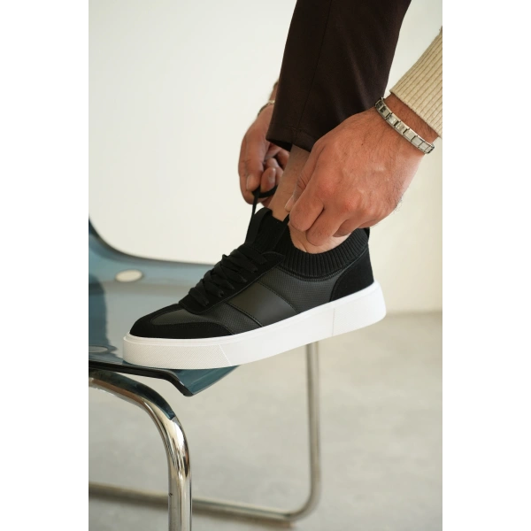 KB-010 Kuback Siyah Cilt Günlük Erkek Ayakkabı