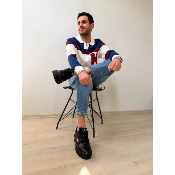 KB-04 Kuback Beyaz Cilt Günlük Erkek Ayakkabı