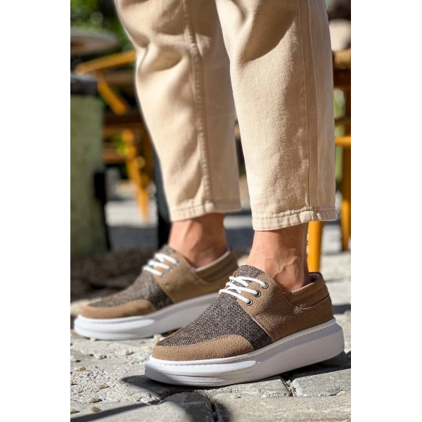 KB-042  Kuback  Bağcıklı Taba Günlük Erkek Ayakkabı