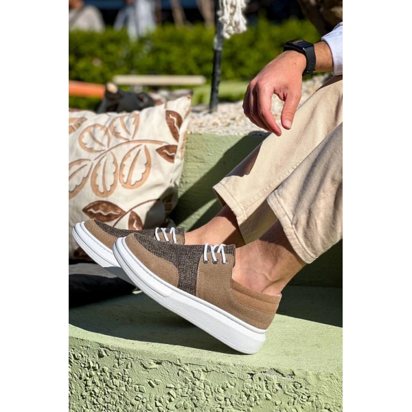 KB-042  Kuback  Bağcıklı Taba Günlük Erkek Ayakkabı