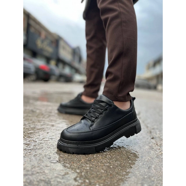 KB-702 Kuback Kömür Cilt Günlük Erkek Ayakkabı