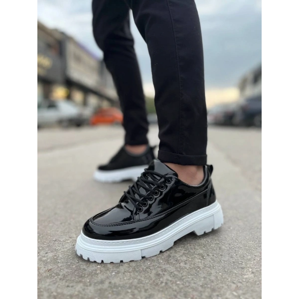 KB-702 Kuback Siyah Rugan Günlük Erkek Ayakkabı