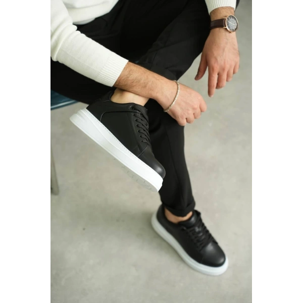 KB-B2 Kuback Siyah Cilt Günlük Erkek Ayakkabı