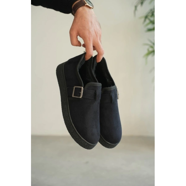 KB-KX1 Kuback Lacivert Kürklü Günlük Erkek Ayakkabı