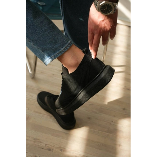 KB-M101 Kuback Kömür Triko Bağcıklı Günlük Erkek Ayakkabı