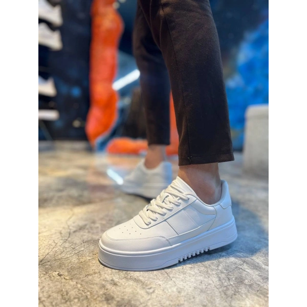 KB-N2 Kuback Beyaz Cilt Günlük Erkek Ayakkabı