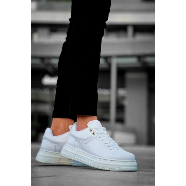 KB-X20 Kuback Beyaz Cilt Günlük Erkek Ayakkabı