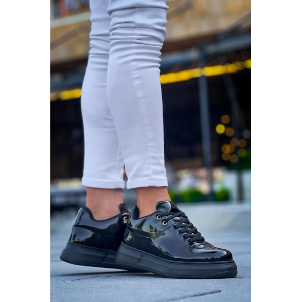 KB-X20 Kuback Kömür Rugan  Günlük Erkek Ayakkabı