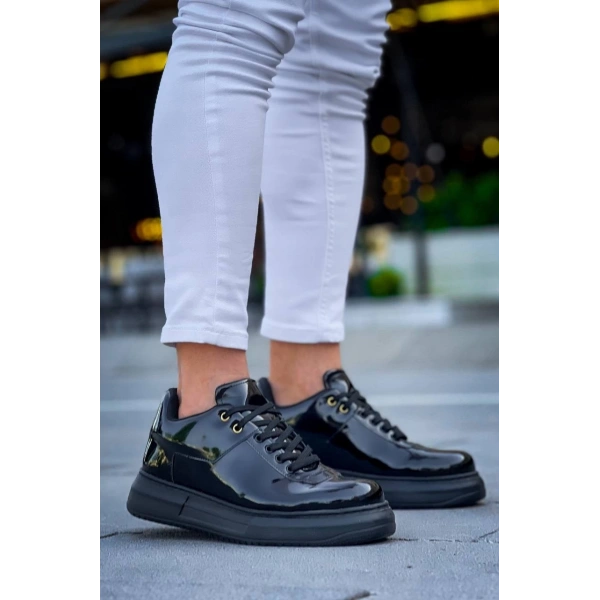 KB-X20 Kuback Kömür Rugan  Günlük Erkek Ayakkabı