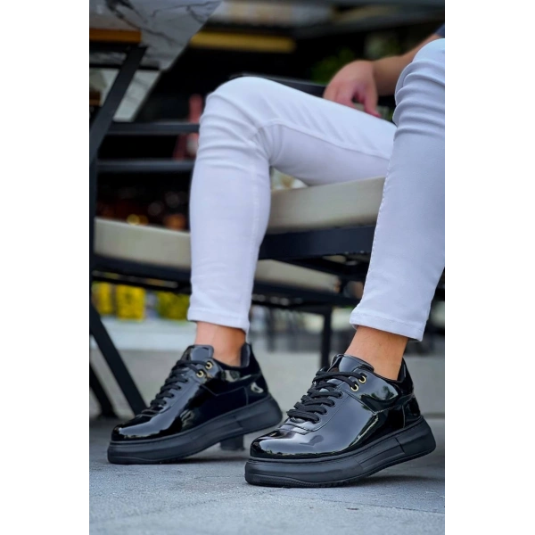 KB-X20 Kuback Kömür Rugan  Günlük Erkek Ayakkabı